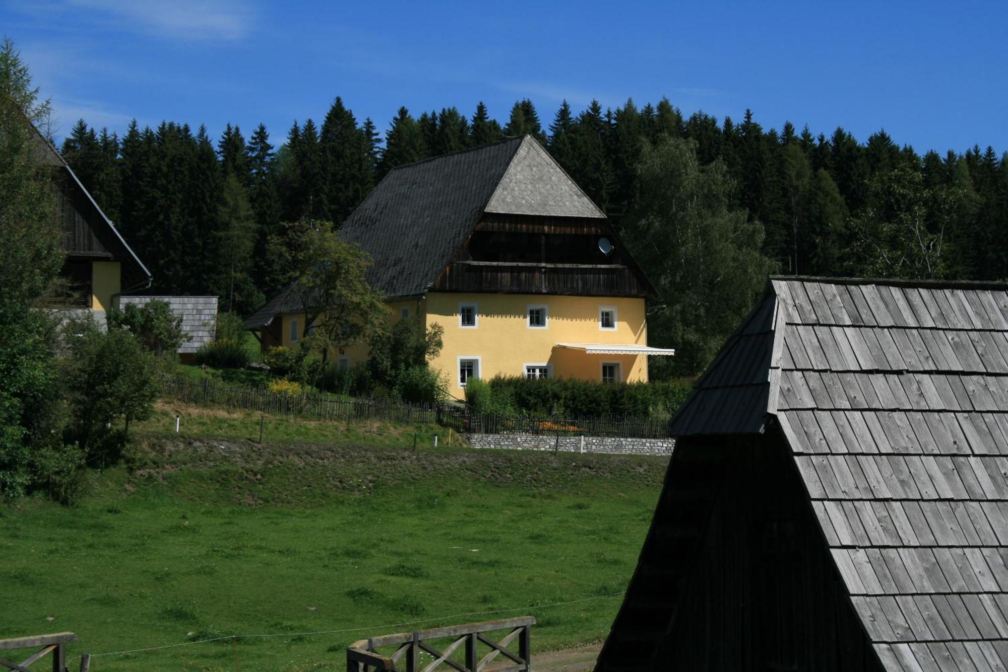 Villa Urlaub Am Bio-Bauernhof Liebchen Zeutschach Esterno foto